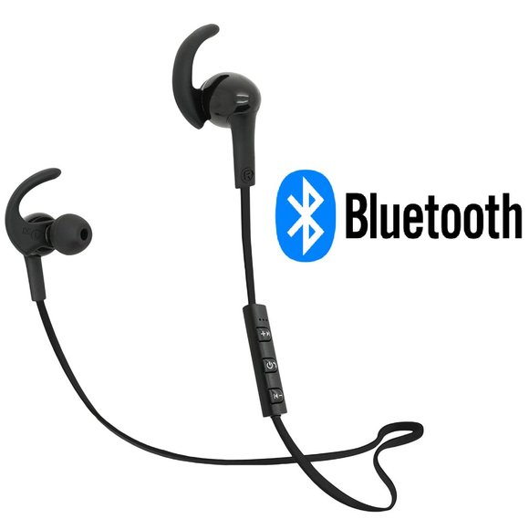 [NEW] BLUETOOTH HEADPHONES WIRELESS EARBUDS IN-LINE MIC HEADSET V5.0 - Picture 1 of 3